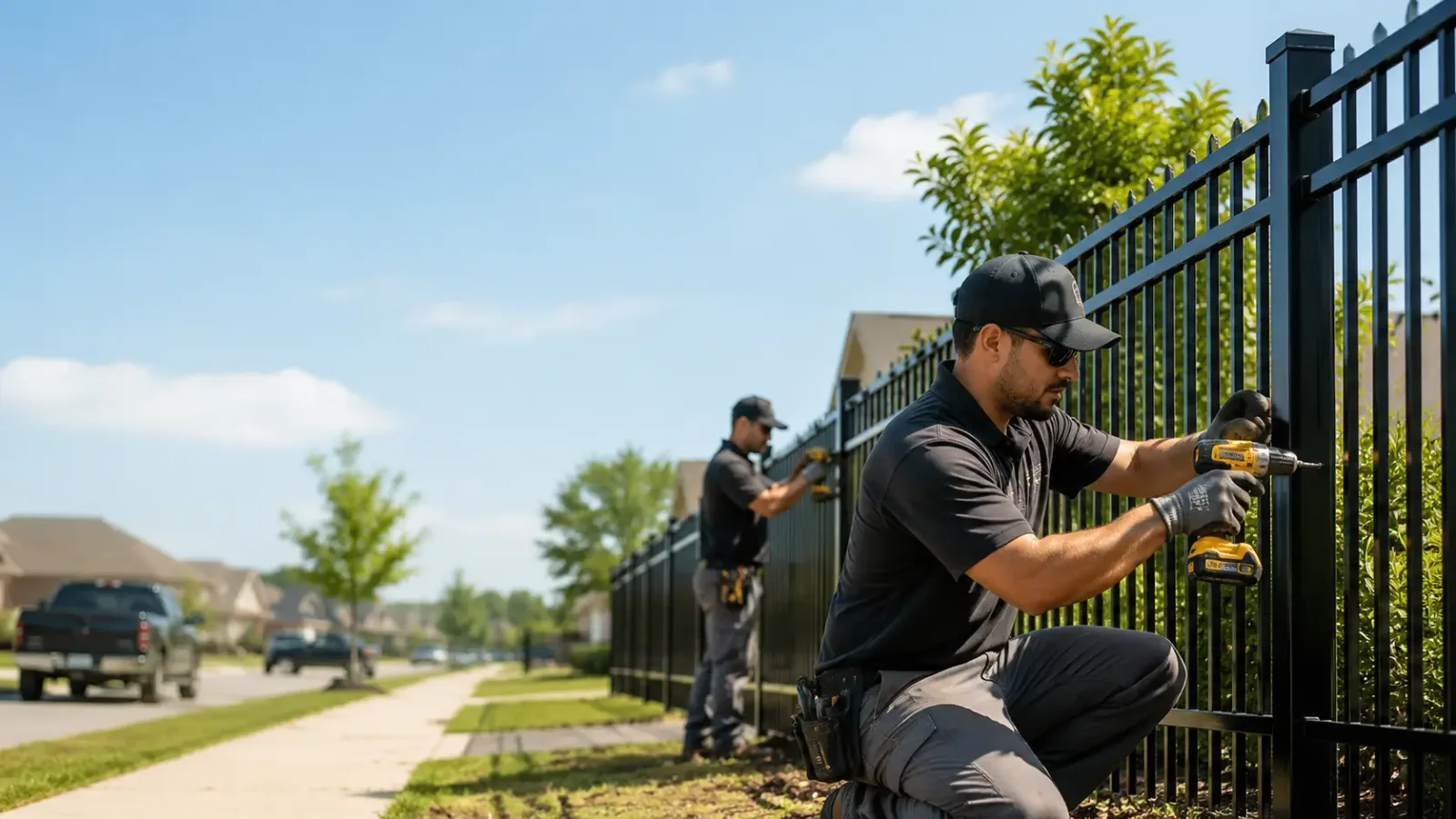Metal Fence Installation in Elm Grove, LA